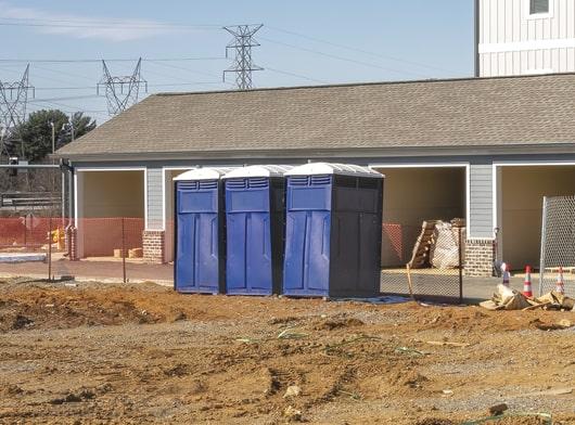 construction porta potties provides full-service delivery, installation, and pickup of portable restrooms for work sites